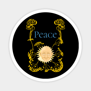 Ghandi Peace Design Magnet